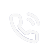Phone contact information icon